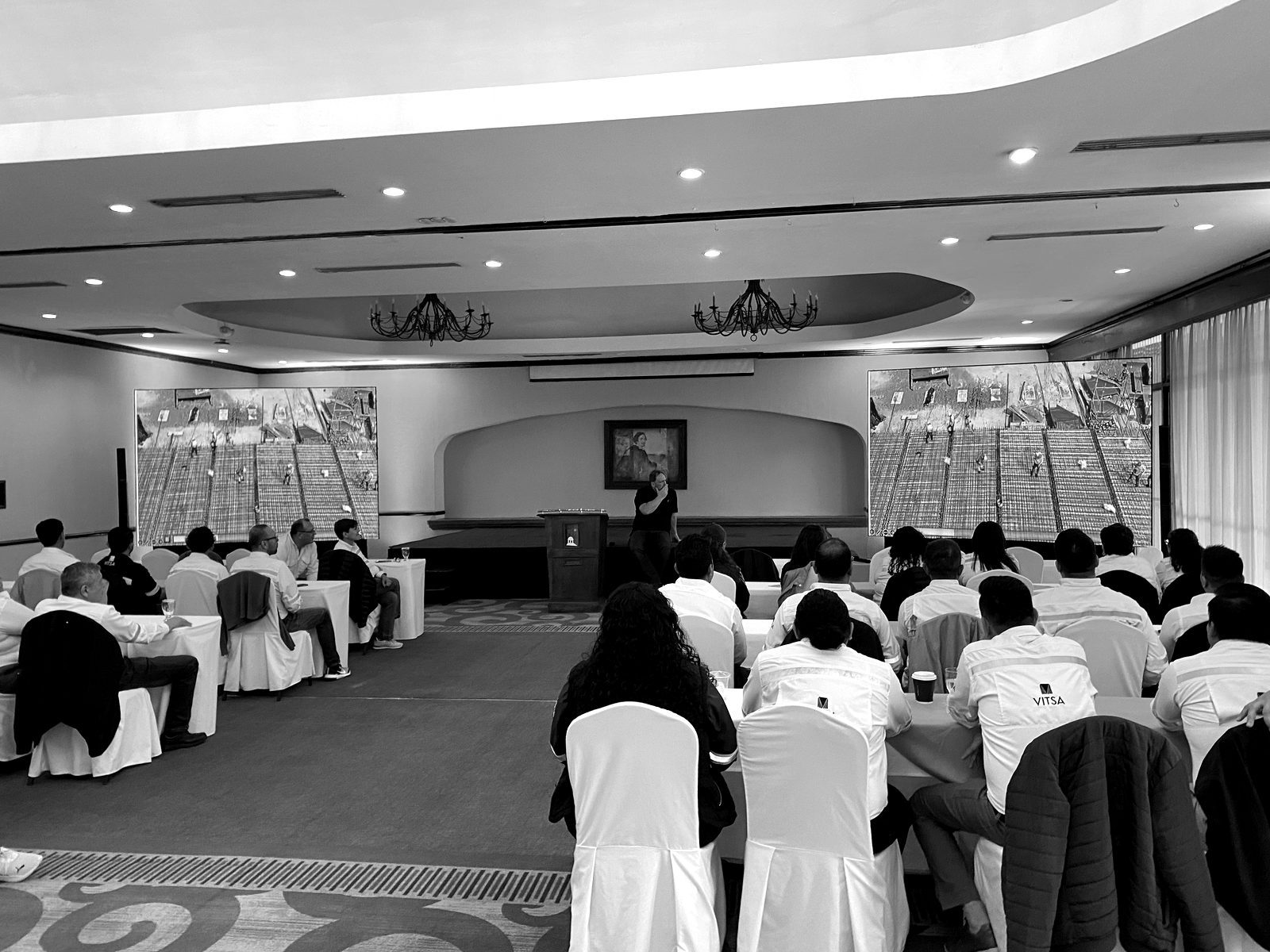 Workshop en un salón grande